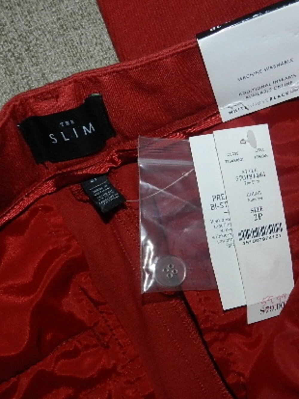 NWT White House Black Market Bi Stretch The Slim Pants Size 2P Auburne - Picture 7 of 16